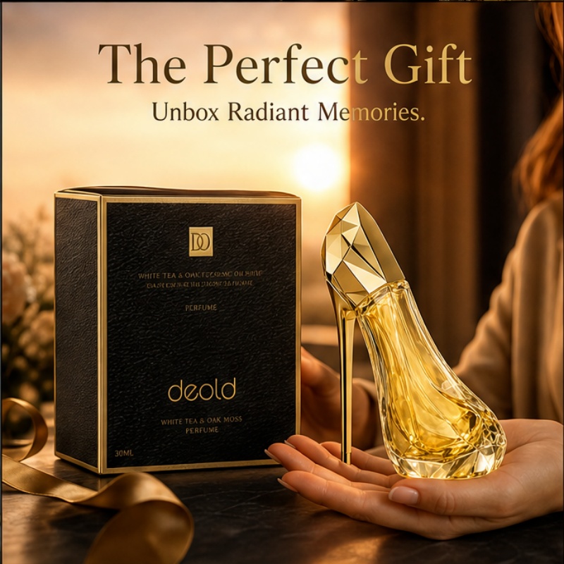 Heels - Luxueus gouden damesparfum in de vorm