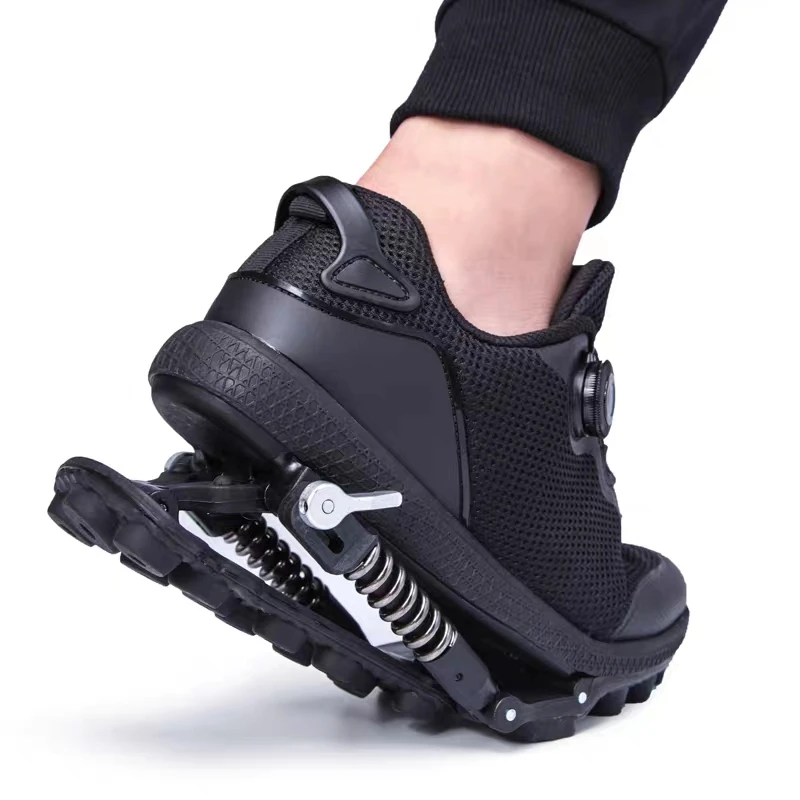Women'S Shoes - Mechanische schoenen met stalen veerdraad veters,