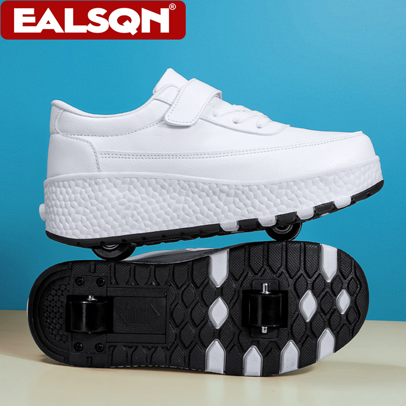 Sneakers - Mode kinderrolschaatsen jongens meisjes dubbele wielen