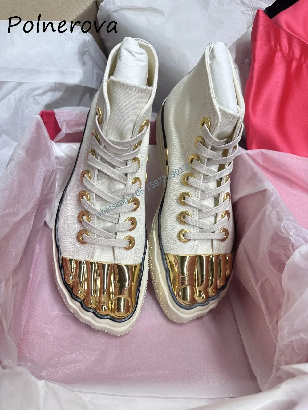 Boots - Laarzen met vijf vingers, metalen neus,
