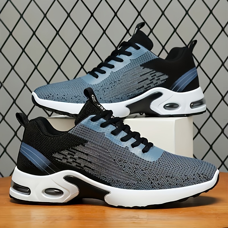 Shock Absorbing Gym Trainers - Ademende, vliegende, geweven mesh-hardloopschoenen voor heren,