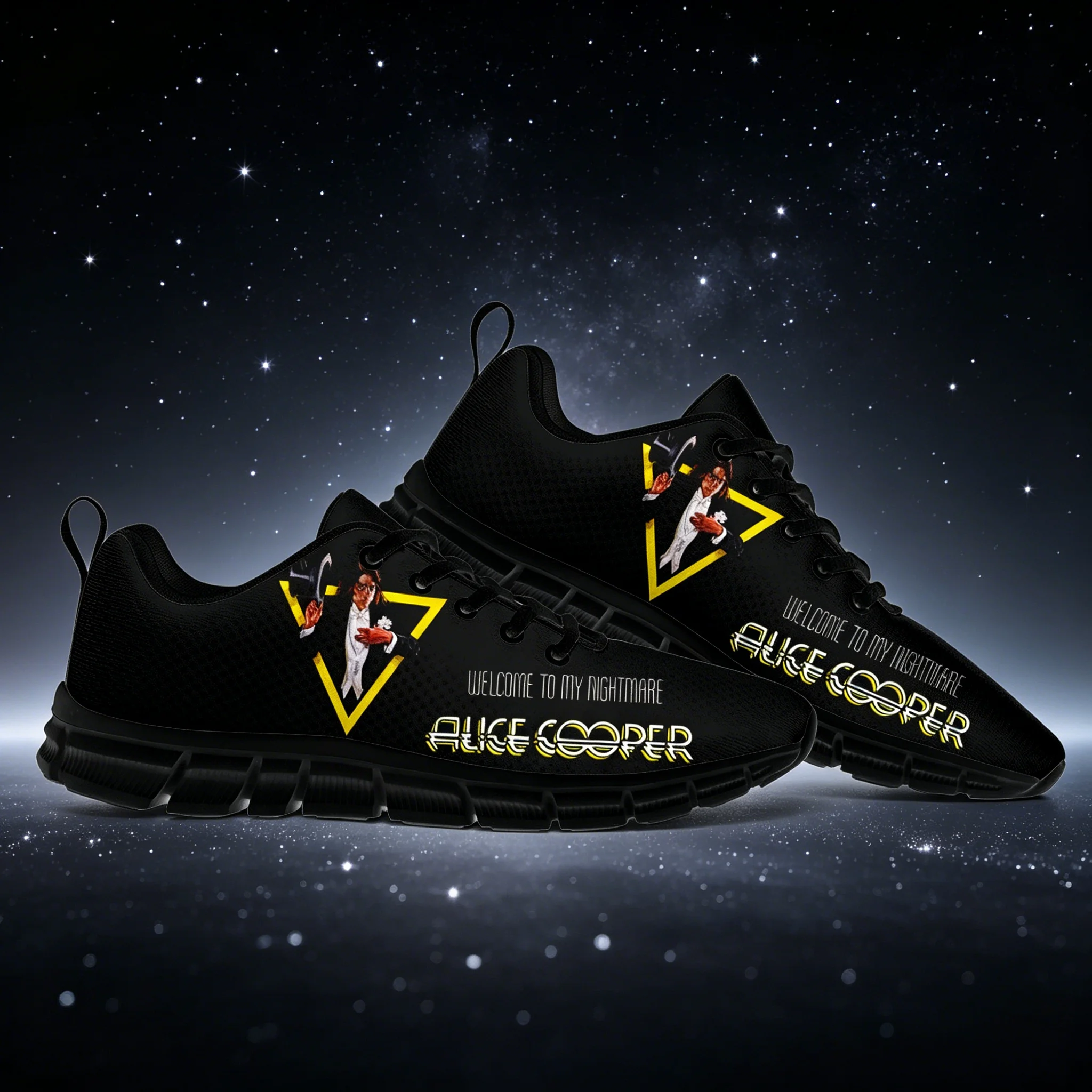 Breathable Mesh Athletic Shoes - Alice Cooper Unisex Atletische hardloopschoenen -