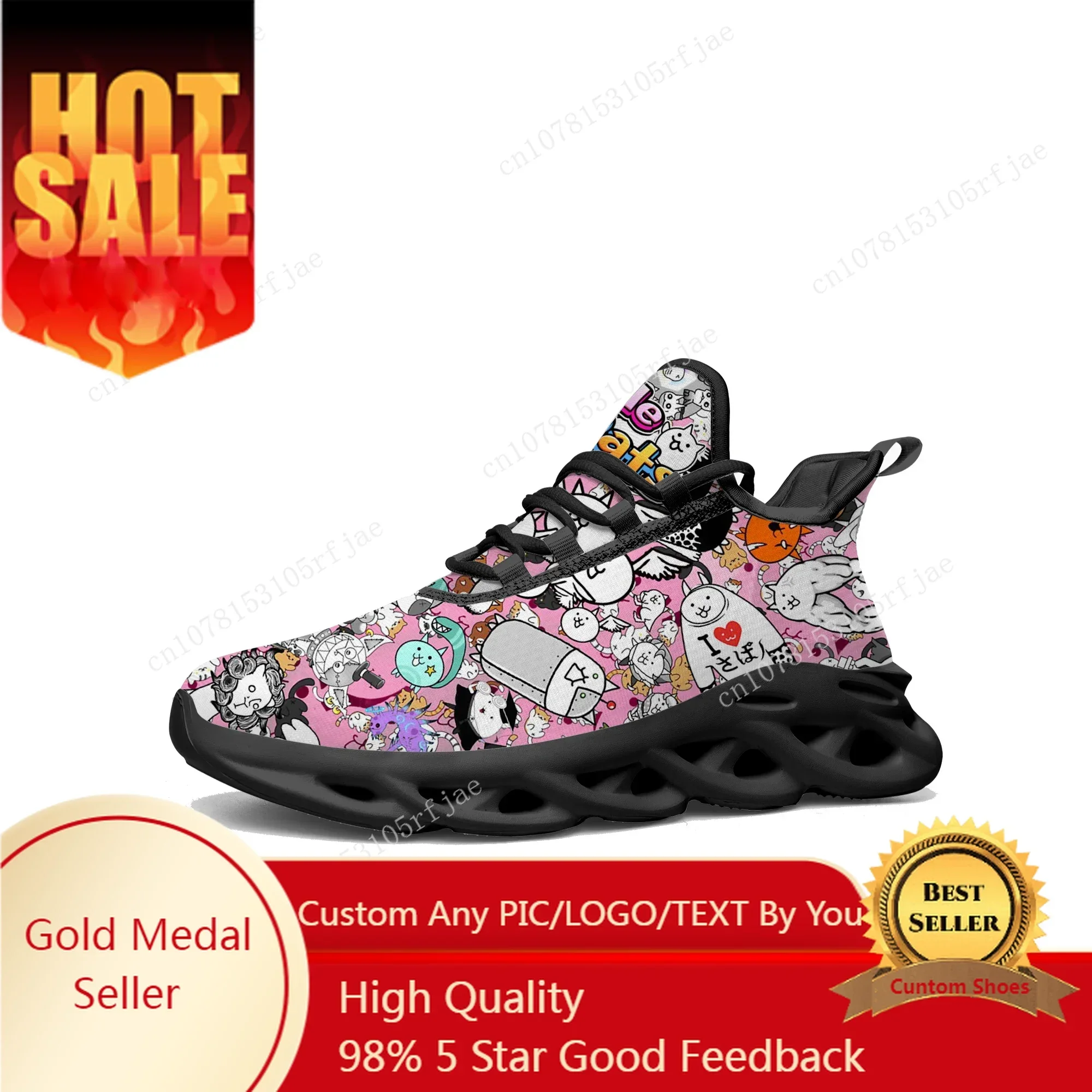 Running Shoes - De Battle Cats Flats Sneakers Hot