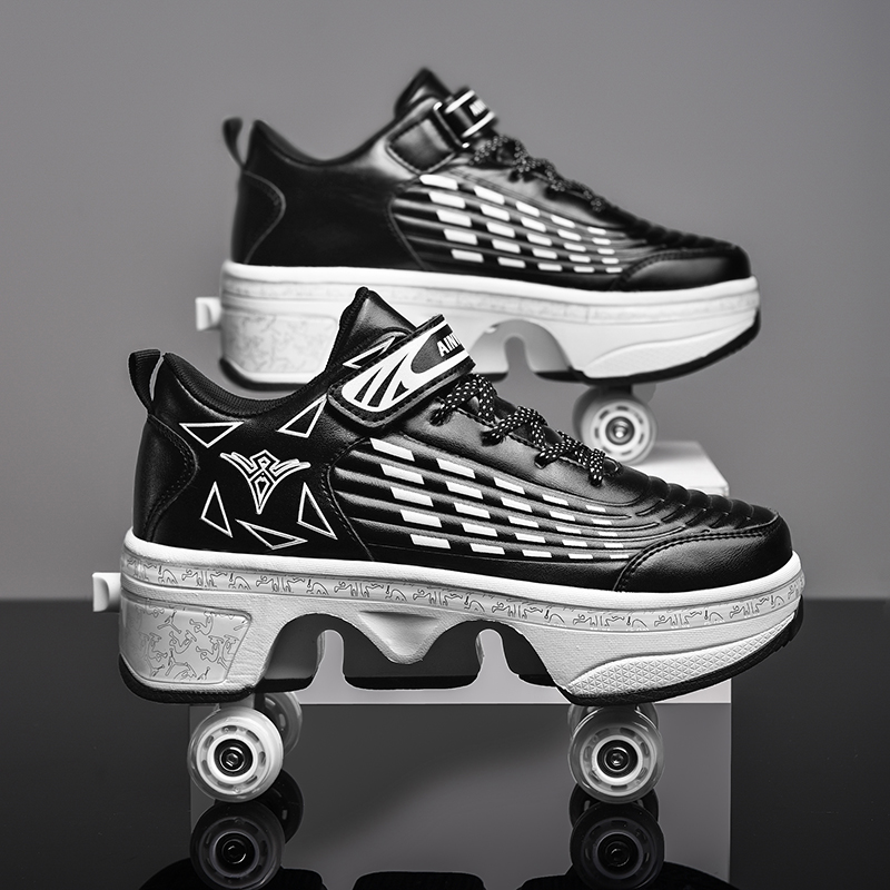 Running Shoes - Jeugd Nieuwe rolschoenen met 4 wielen