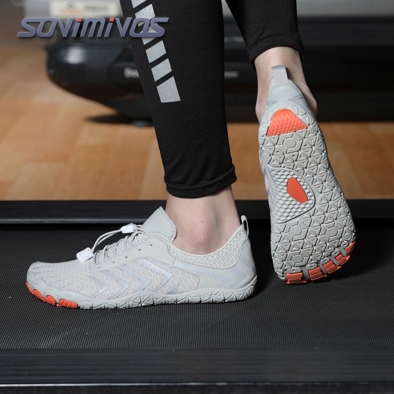 Wide Toe Box Running Sneakers - Herenschoenen voor trailrunning zonder schoenen, minimalistisch