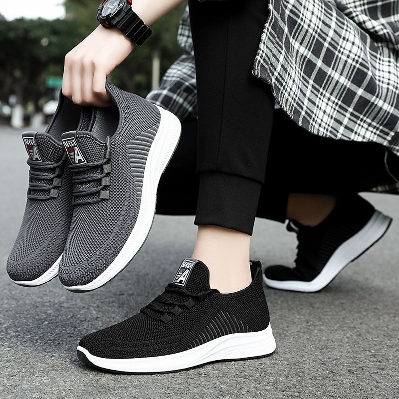 Breathable Mesh Athletic Shoes - Zomer 2026 Heren Ademend Sportschoenen Verborgen