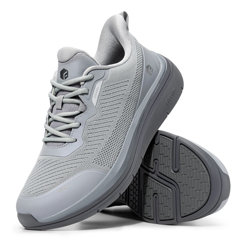 Breathable Mesh Athletic Shoes - Fitville Wide Fit Wandelschoenen Heren Sportsneakers