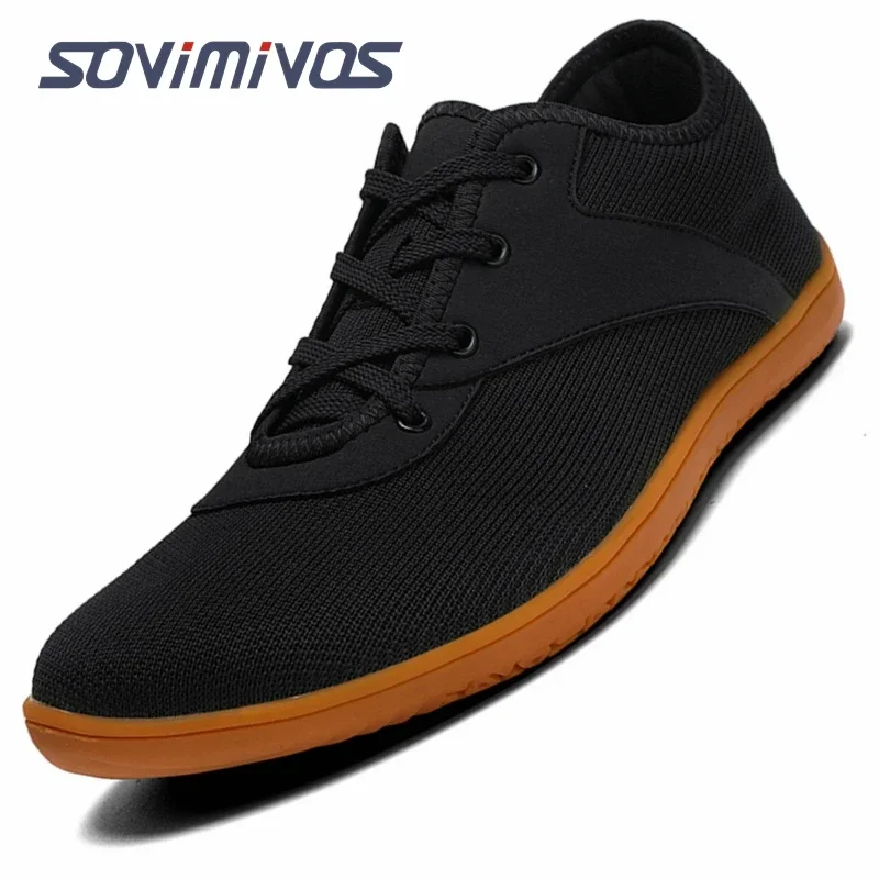 Wide Toe Box Running Sneakers - Heren Blootsvoets Schoenen Zero Drop Minimalistisch