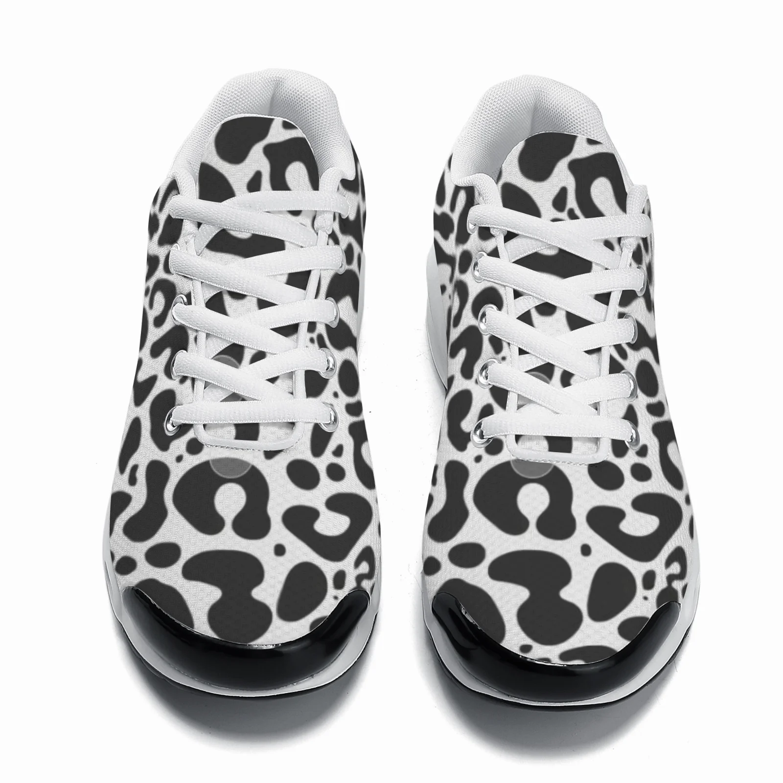Aanpasbare zwarte luipaardprin - Breathable Mesh Athletic Shoes recensie en prijs