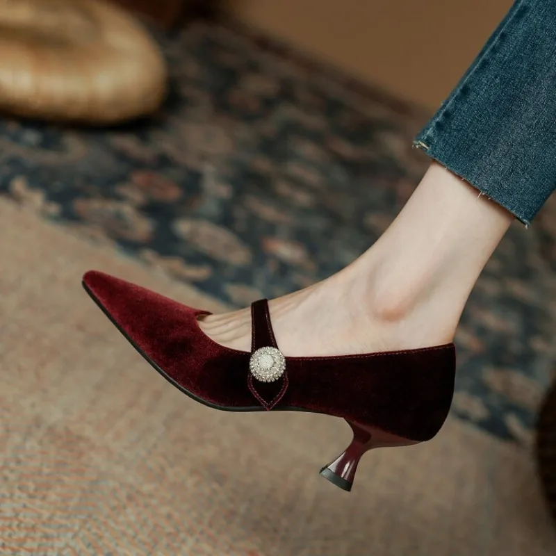 Wijnrode Mary Jane schoenen me - Boots recensie en prijs