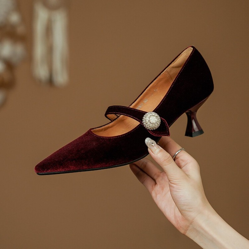 Wijnrode Mary Jane schoenen me - Boots recensie en prijs