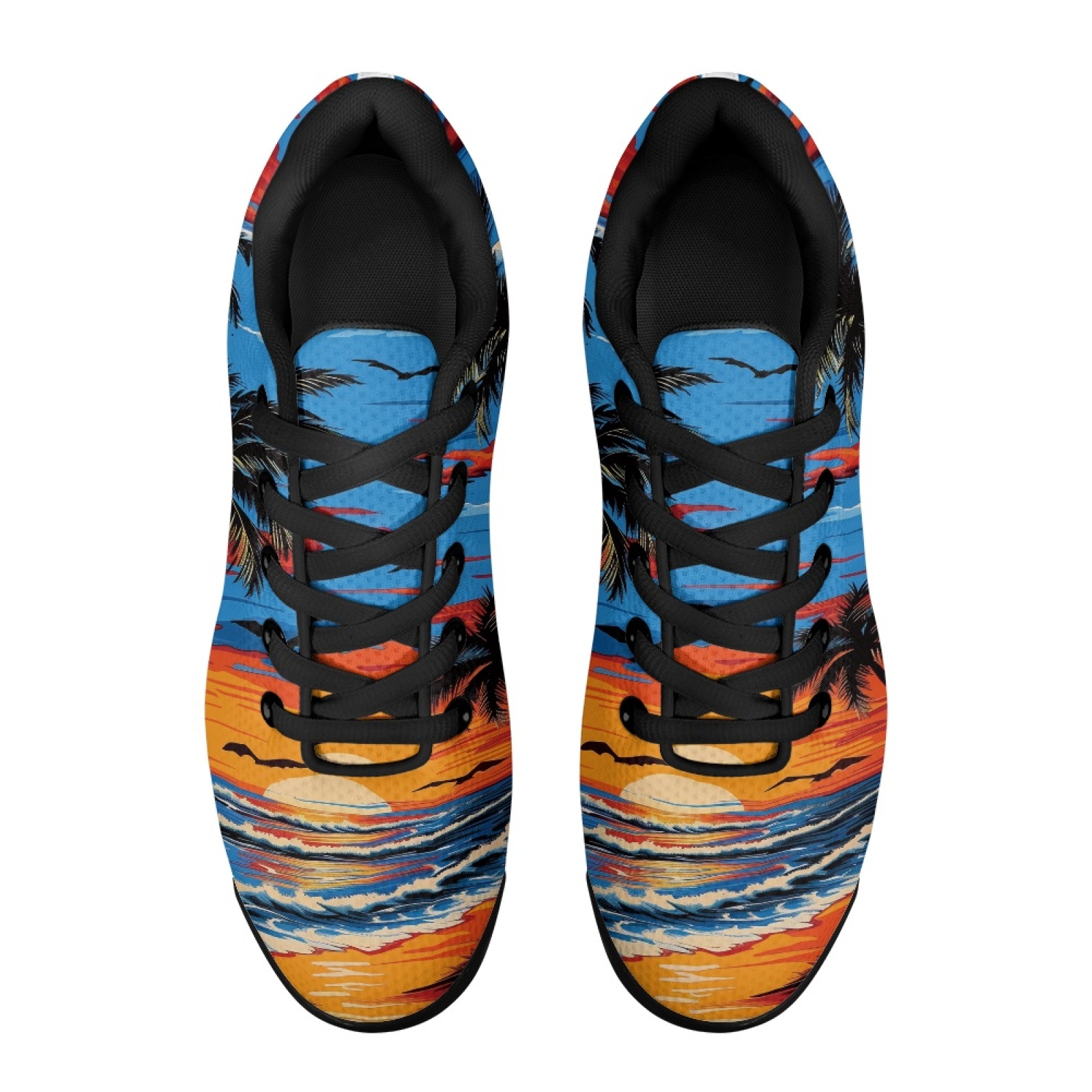 PENSTROLL Sunset Palm Trees Sl - Air Cushion Jogger Shoes Men recensie en prijs