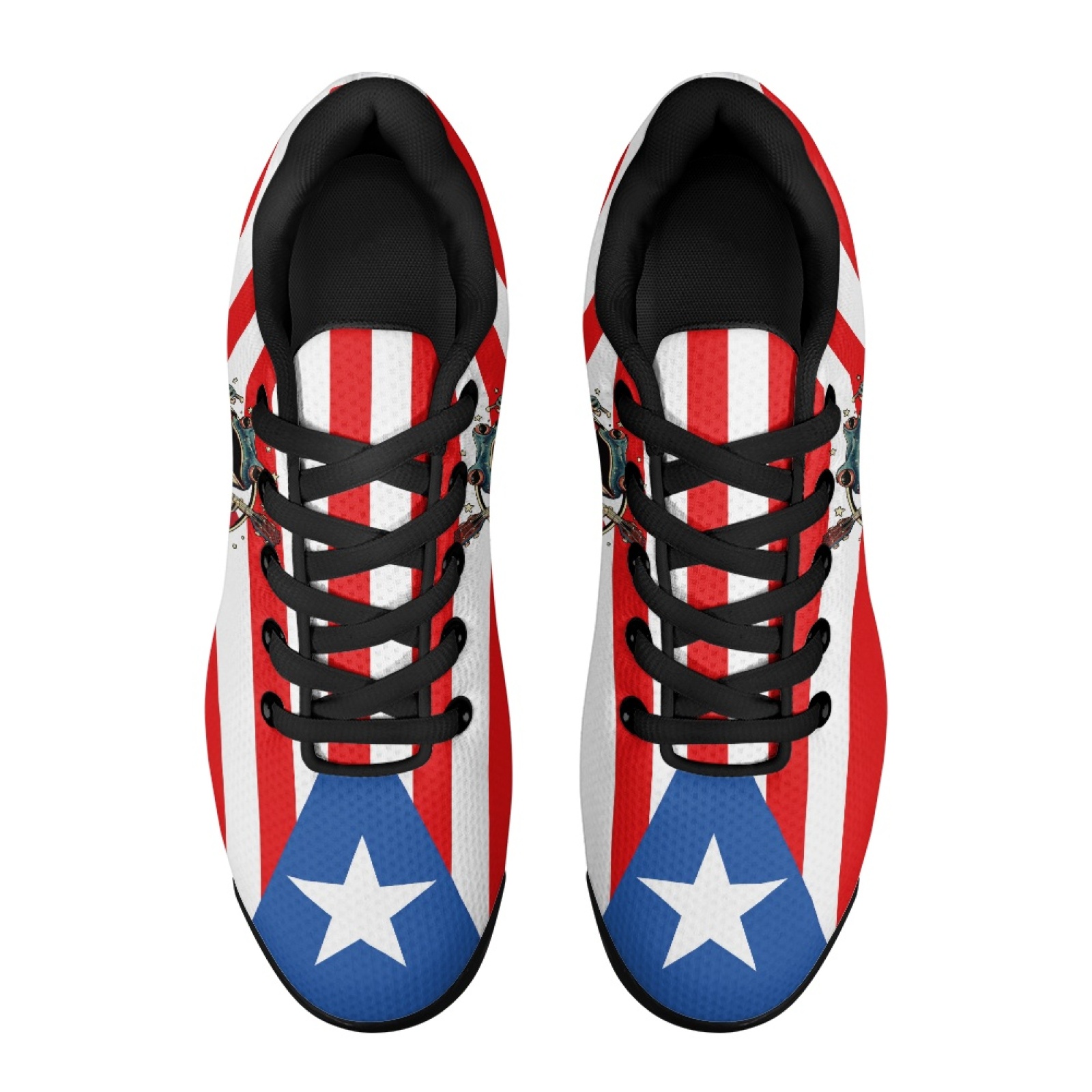 PENSTROLL Rood Wit Blauw Ster  - Air Cushion Jogger Shoes Men recensie en prijs