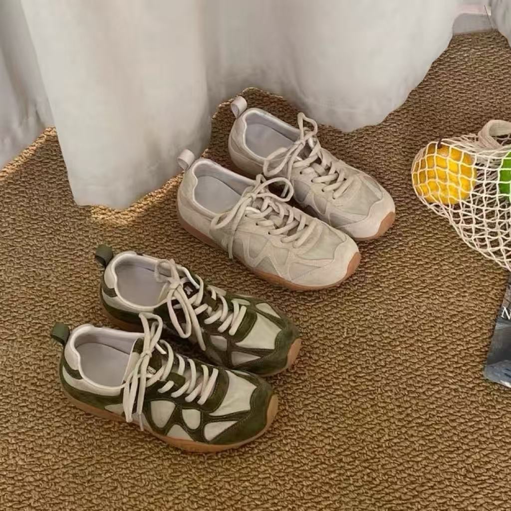 Vintage patchwork veterschoene - Sneakers recensie en prijs