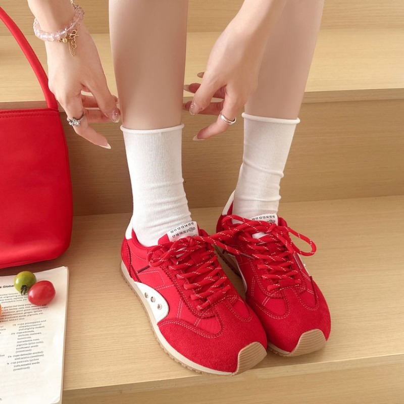 Retro kleurbloksneakers Dames  - Sneakers recensie en prijs