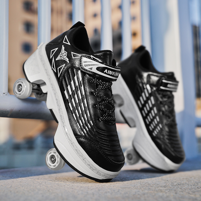 Jeugd Nieuwe rolschoenen met 4 - Running Shoes recensie en prijs