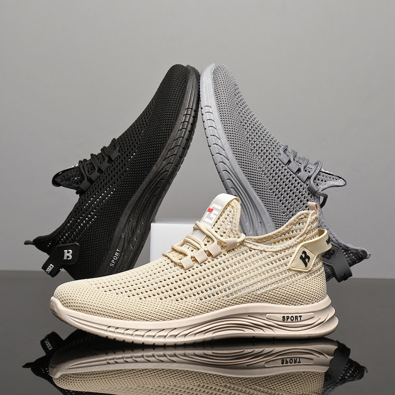 Lichtgewicht mesh gebreide sne - Shock Absorbing Gym Trainers recensie en prijs