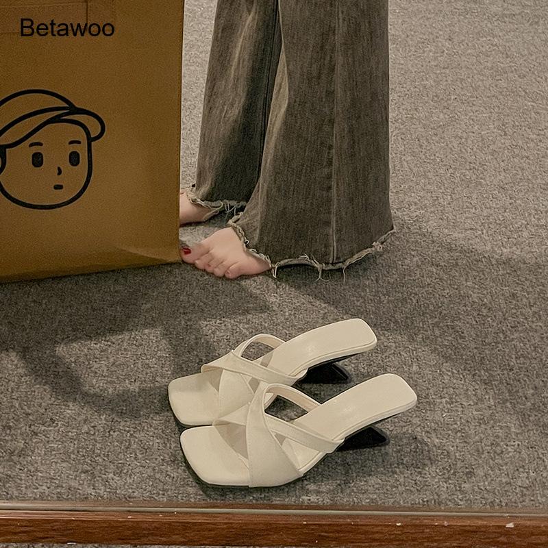Dames sandalen met gebogen blo - Sandals recensie en prijs