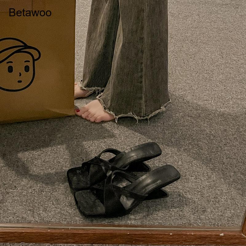Dames sandalen met gebogen blo - Sandals recensie en prijs