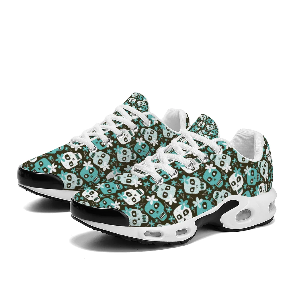 Groene schedelprint casual sch - Breathable Mesh Athletic Shoes recensie en prijs