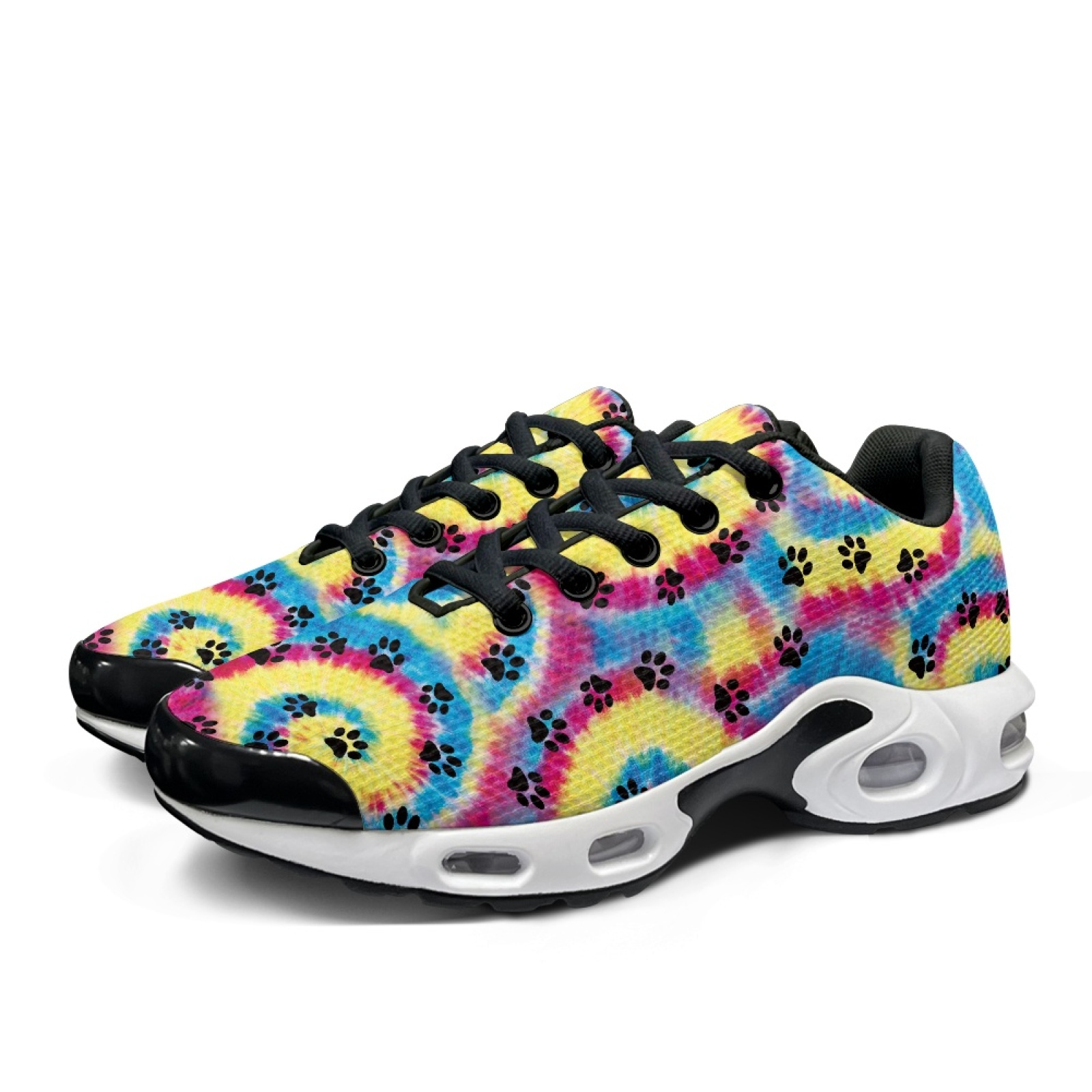 PENSTROLL Tie Dye Paw Print Sc - Air Cushion Jogger Shoes Men recensie en prijs