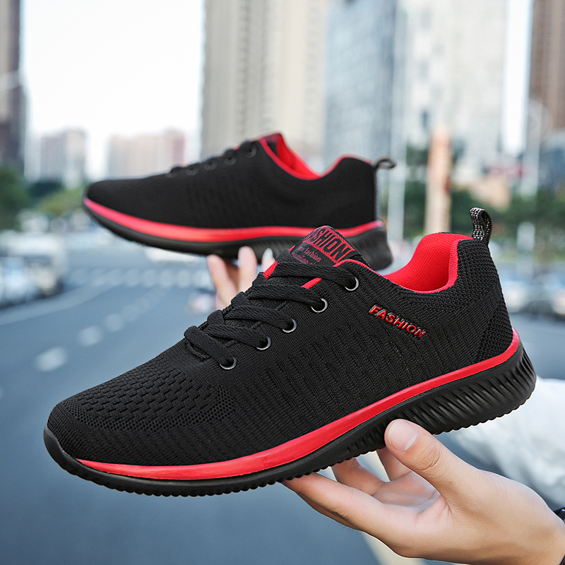 YRZL Sportschoenen voor heren  - Knit Fabric Lace Up Sneakers recensie en prijs